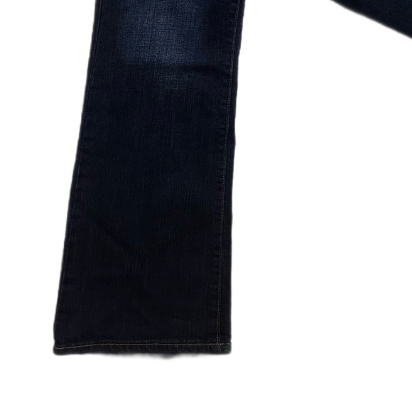 OLD NAVY ~ Women's Deep Indigo Wash Boot Cut Curvy Stretch Jeans size 12R - Picture 5 of 7